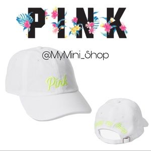 PINK BASEBALL HAT LOGO